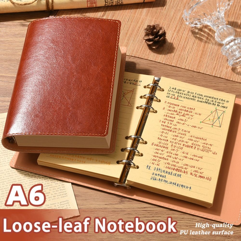 Vintage Leather Journal Notebook - Новый блокнот A5/A6 с отрывными листами,