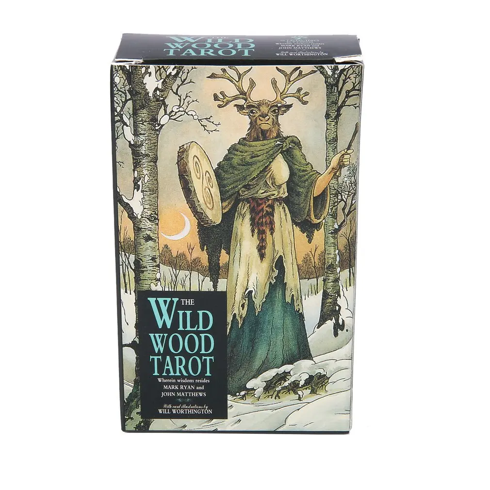 Tarot Deck With Guidebook - Карты Таро из дикого дерева 78,