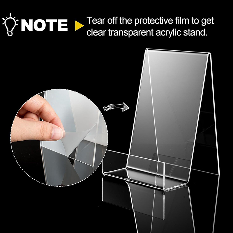 Clear Acrylic Book Stand Holder - 1 шт. акриловая подставка для комиксов,