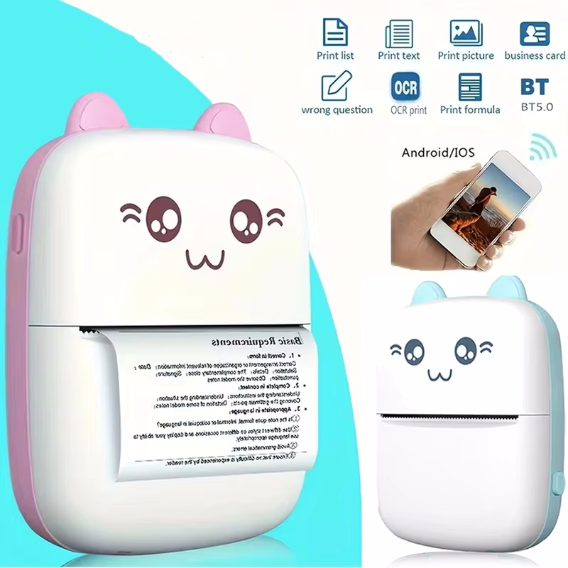 Мини-портативный термопринтер  – обзор и цена Mini Pocket Thermal Printer Paper Roll