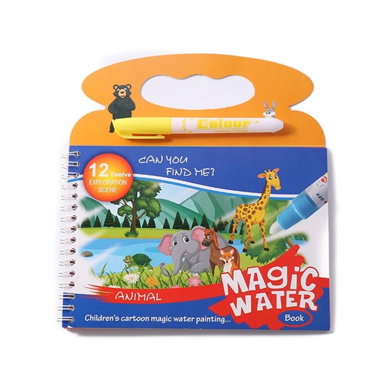 Детская волшебная книга для ри – обзор и цена Reusable Water Magic Coloring Book