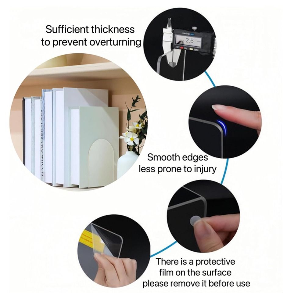 Акриловые кончики книг для кни – обзор и цена Clear Acrylic Book Stand Holder