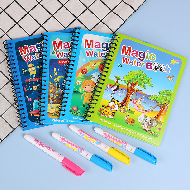 Волшебная водная раскраска с р – обзор и цена Reusable Water Magic Coloring Book