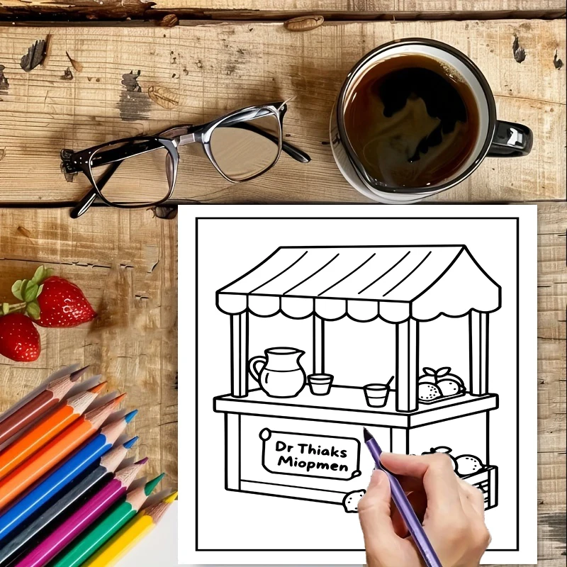 Книга-раскраска «Маленькие про – обзор и цена Adult Coloring Book Stress Relief