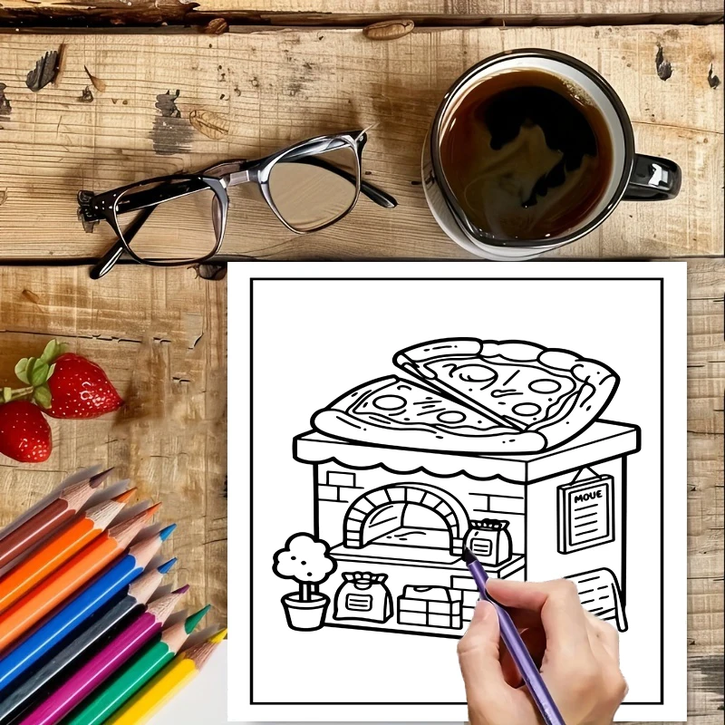 Книга-раскраска «Маленькие про – обзор и цена Adult Coloring Book Stress Relief