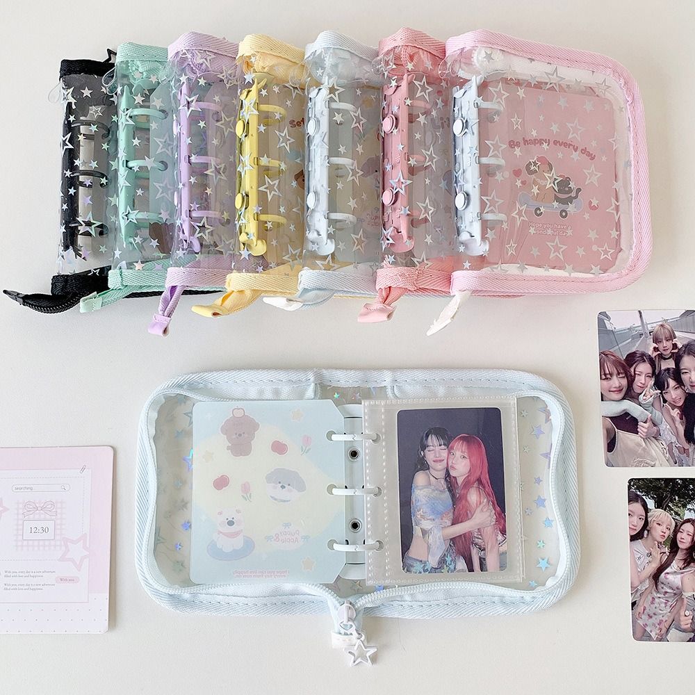 1 шт. Портативный ПВХ-альбом д – обзор и цена Kpop Photo Card Binder 3 Inch