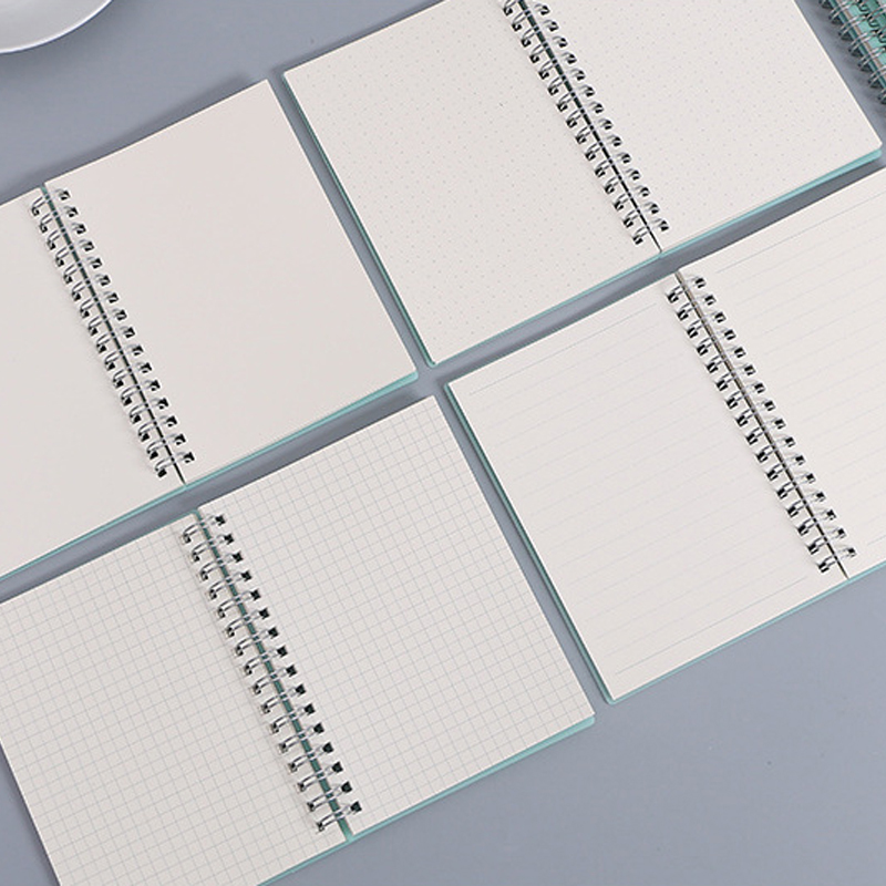 A6 A5 B5 A4 Зеленая спиральная – обзор и цена A5 Spiral Dotted Grid Notebook