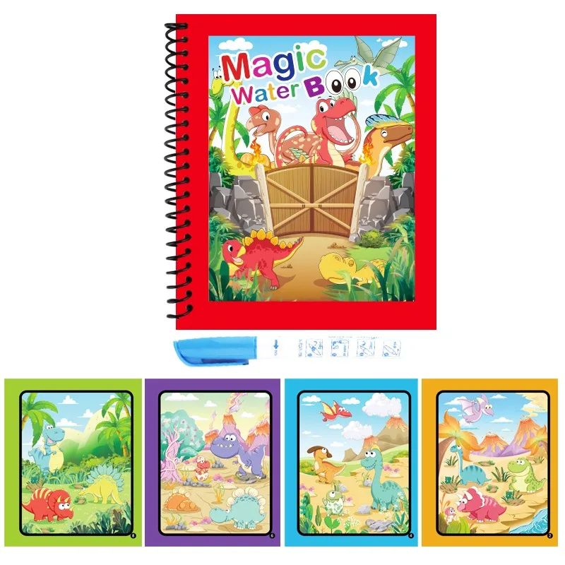 1 шт. многоразовая волшебная в – обзор и цена Reusable Water Magic Coloring Book