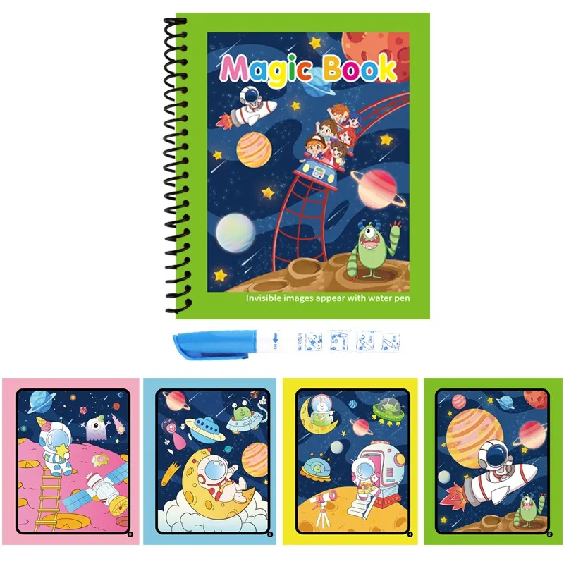 1 шт. многоразовая волшебная в – обзор и цена Reusable Water Magic Coloring Book