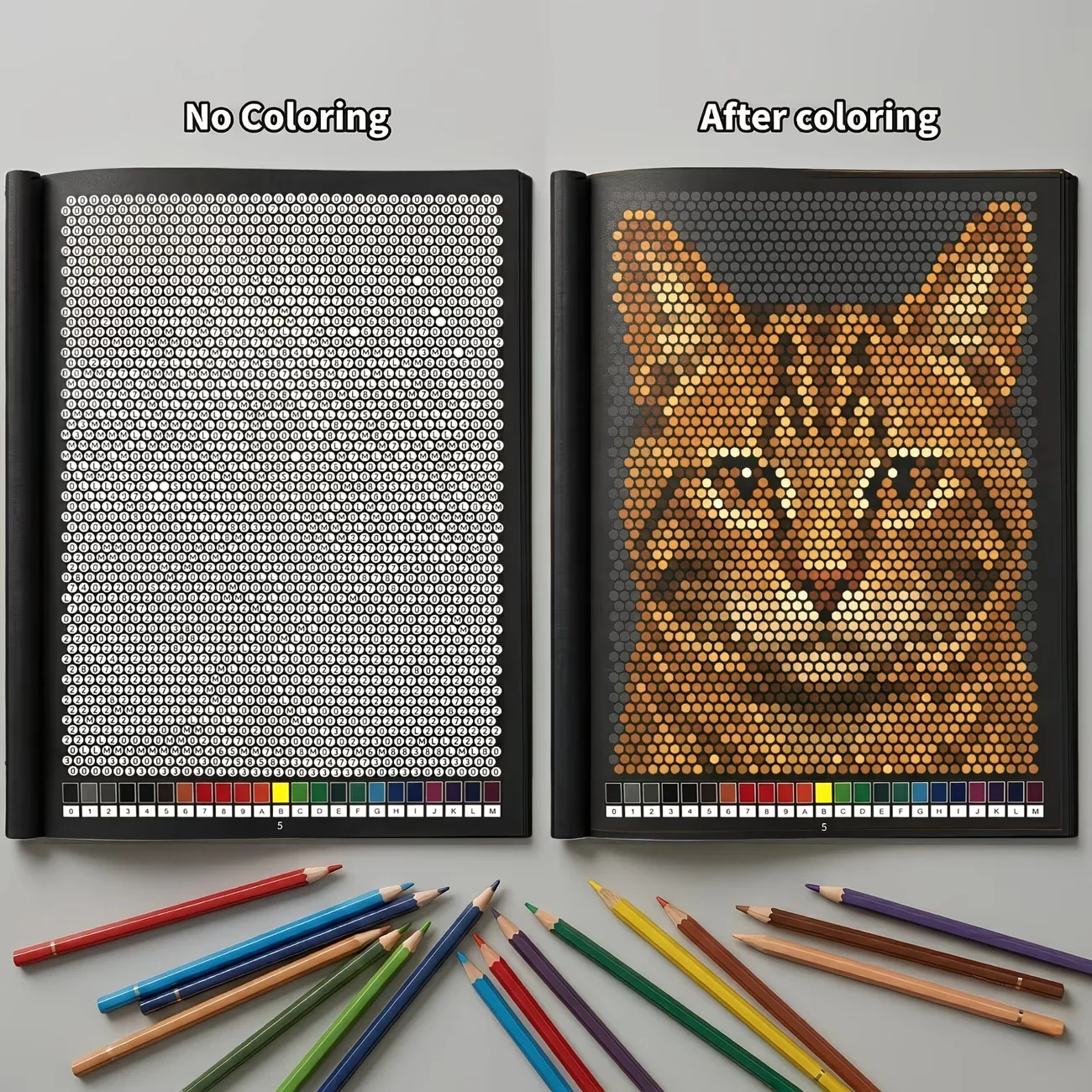 Книга-раскраска Mystery Mosaic – обзор и цена Adult Coloring Book Stress Relief