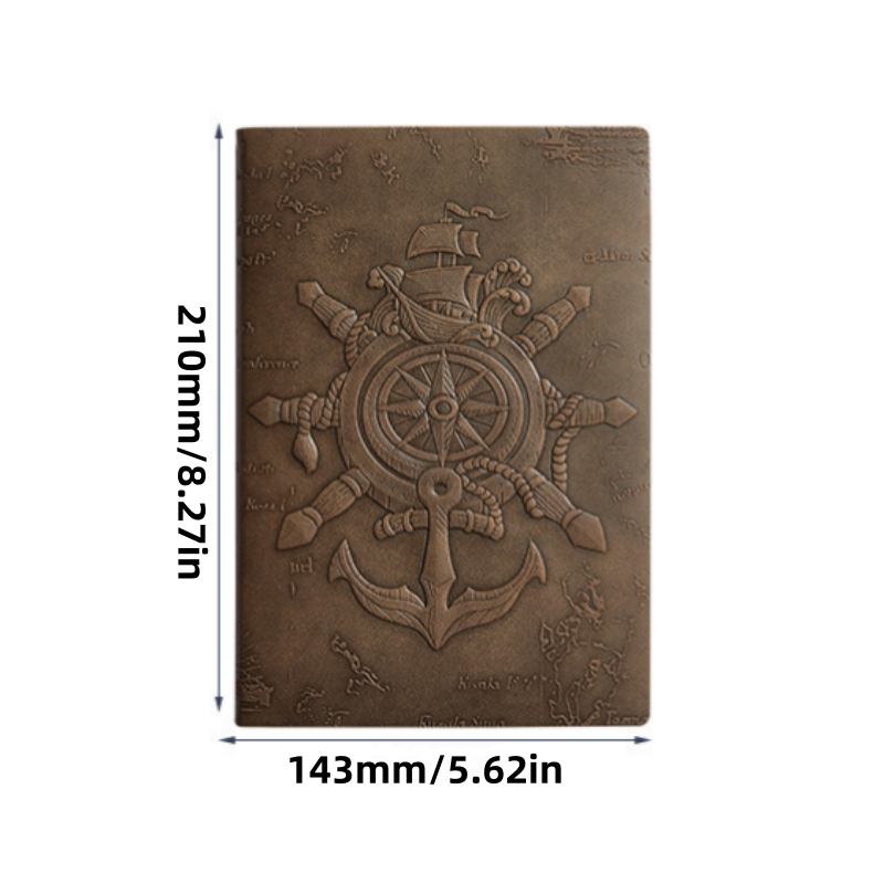 Блокнот формата А5 в стиле рет – обзор и цена Vintage Leather Journal Notebook