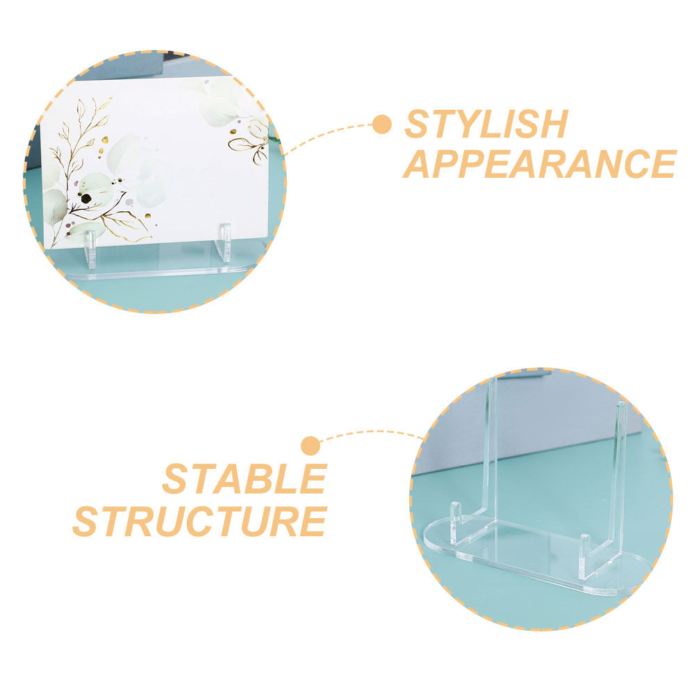 2 шт. Прозрачная акриловая под – обзор и цена Clear Acrylic Book Stand Holder