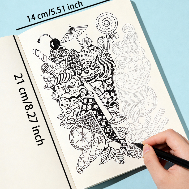 Альбом для раскрашивания для в – обзор и цена Adult Coloring Book Stress Relief