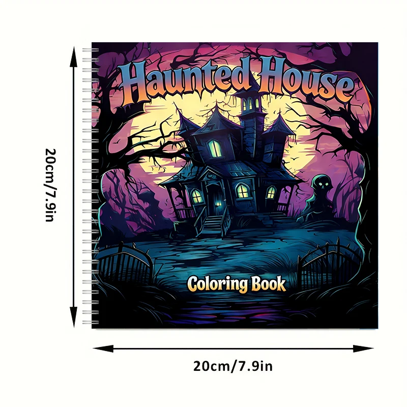 Книга-раскраска «Дом с привиде – обзор и цена Adult Coloring Book Stress Relief