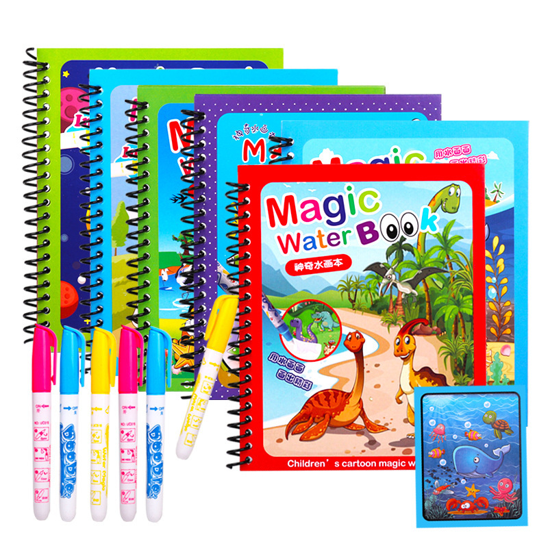 Многоразовая картина, волшебна – обзор и цена Reusable Water Magic Coloring Book